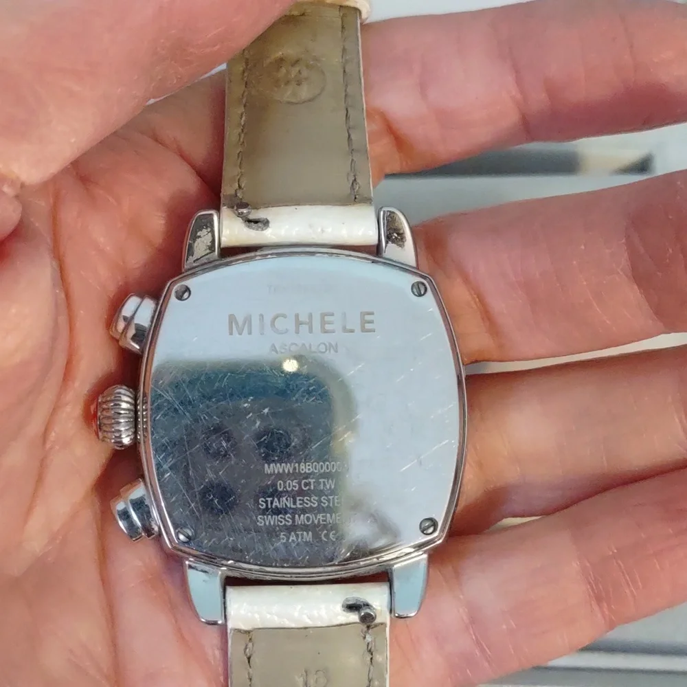 Authentic Michele Ascalon diamond watch